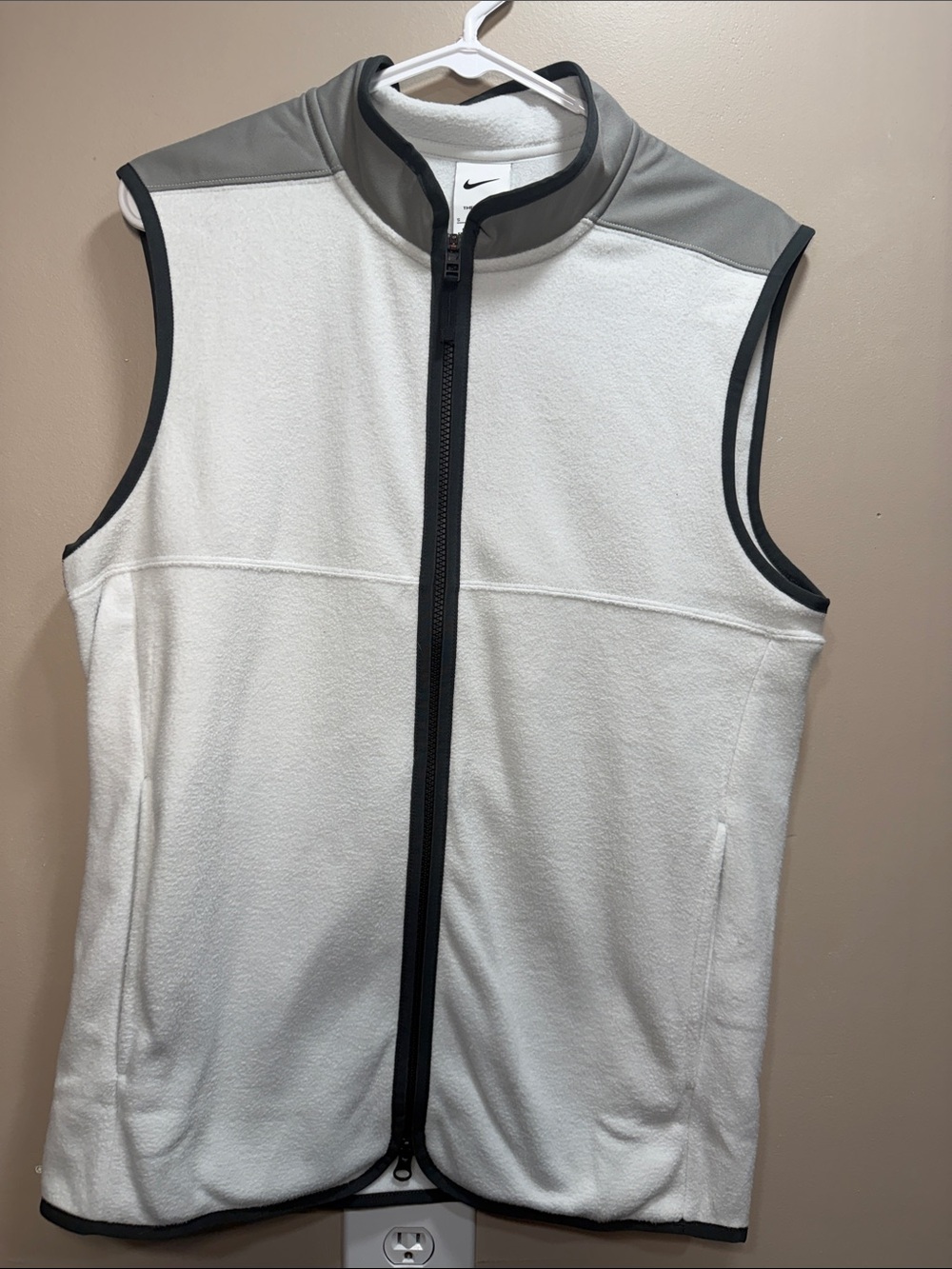 Nike Men's Fleece Vest with Gray Accents